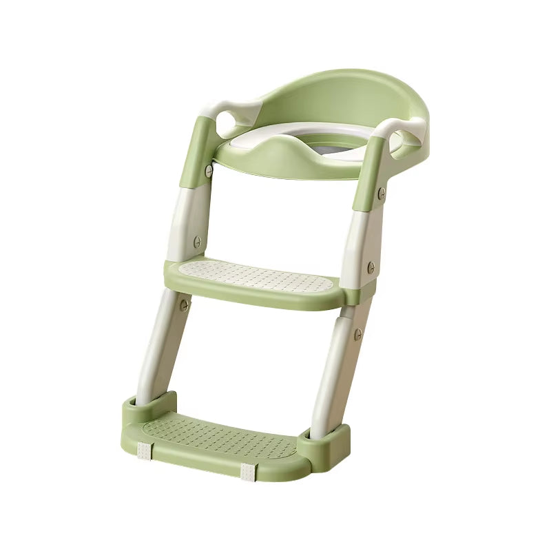 Children's Portable Step Toilet Training Seat - Foldable, Adjustable, and Comfortable for Easy Potty Training